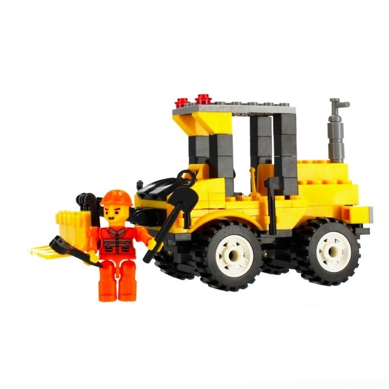 Alleblox, spychacz, klocki konstrukcyjne, 127 elementów