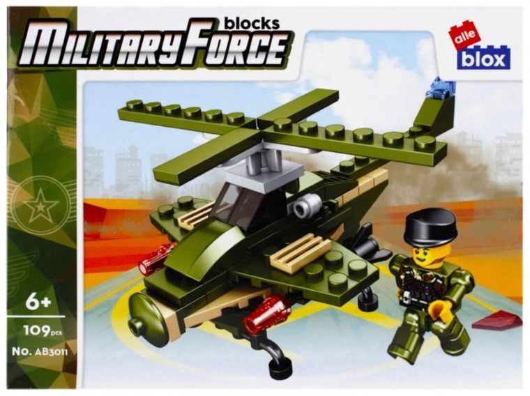 Alleblox, wojsko, klocki konstrukcyjne