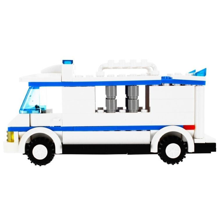 Alleblox, wóz policyjny, klocki konstrukcyjne, 134 elementy