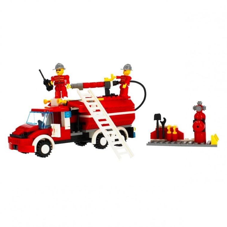 Alleblox, wóz strażacki, klocki konstrukcyjne, 299 elementów