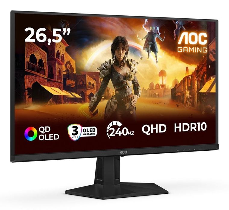 Aoc, monitor, 26.5" Q27G41ZDF QD-OLED 240Hz HDMIx2 DP