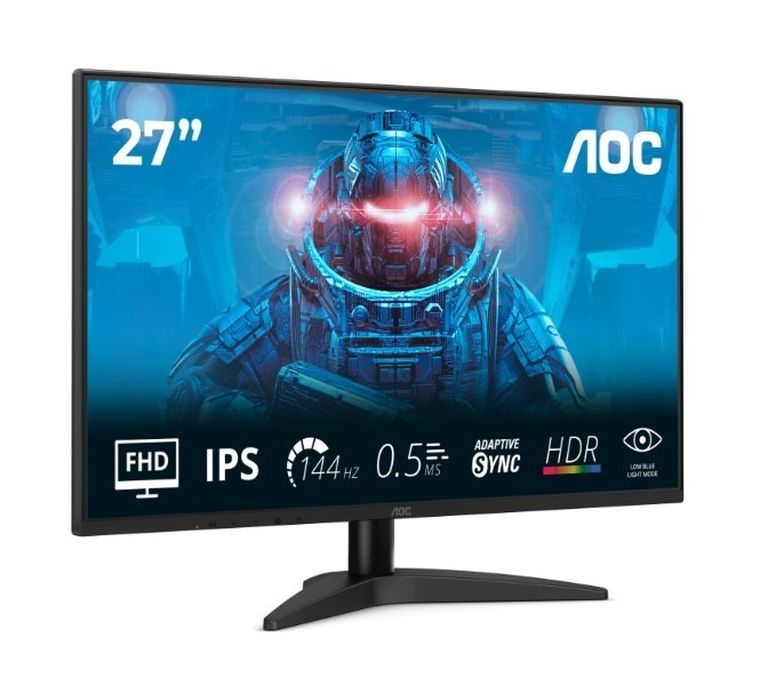 Aoc, monitor, 27B36X 27" IPS 144Hz HDMI DP