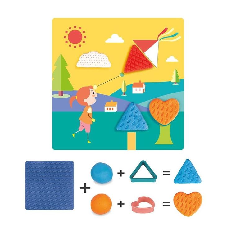 Askato, plastusiowe zabawy, geometryczne kształty