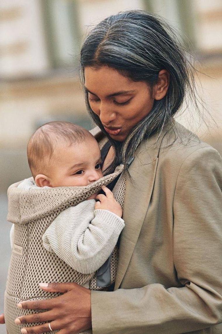 BabyBjörn, Move 3D Mesh, nosidełko, szary beż