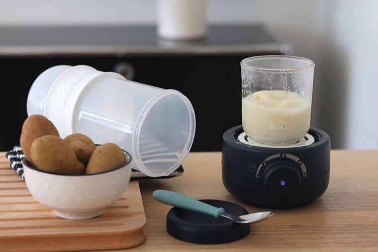 Beaba, Babymilk Second, podgrzewacz i sterylizator parowy, 2w1, night blue