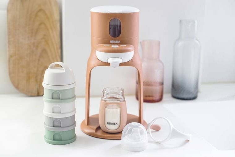 Beaba, Bib'expresso, ekspres do mleka 2w1, terracota limited edition