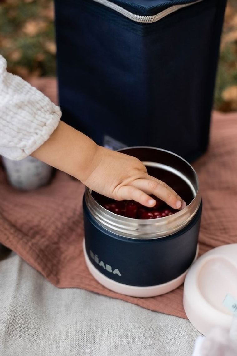 Beaba, termos, Light Pink, Night Blue, 500ml