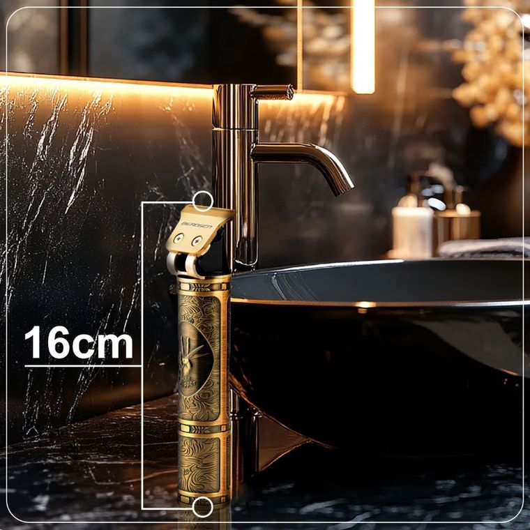 Berdsen, Barber, maszynka do strzyżenia włosów, złota, BD-261