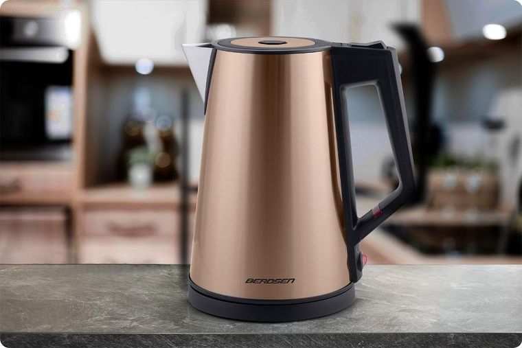 Berdsen, czajnik elektryczny, miedziany, 1,7l, BD-708