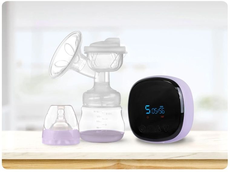 Berdsen, dwufazowy laktator elektryczny, fioletowy