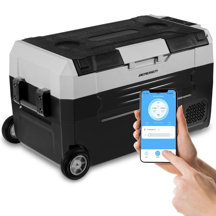 Berdsen, Icemax 400, lodówka kompresorowa turystyczna, czarna, 32l
