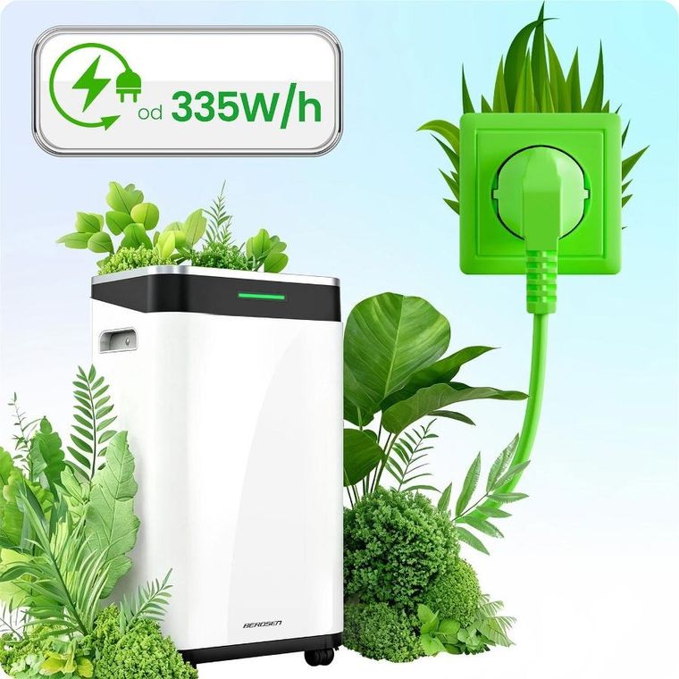 Berdsen, osuszacz powietrza kompresorowy, pochłaniacz wilgoci, 25l/24h, higrostat, biały, BD-533