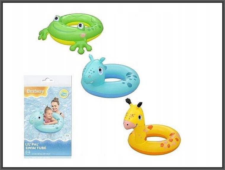 Bestway, koło do pływania, hipopotam