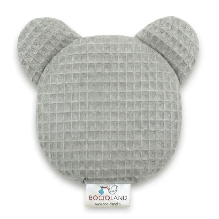 Bocioland, Miś, termofor z pestek wiśni z lawendą, wafel, szary
