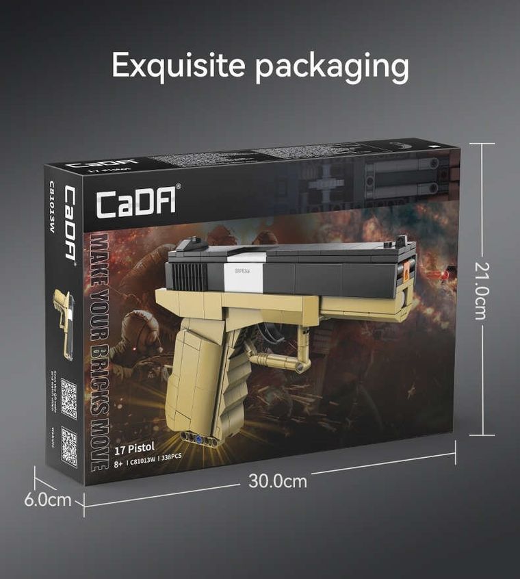 Cada, 17 Pistol, 5 naboi, 338 elementów