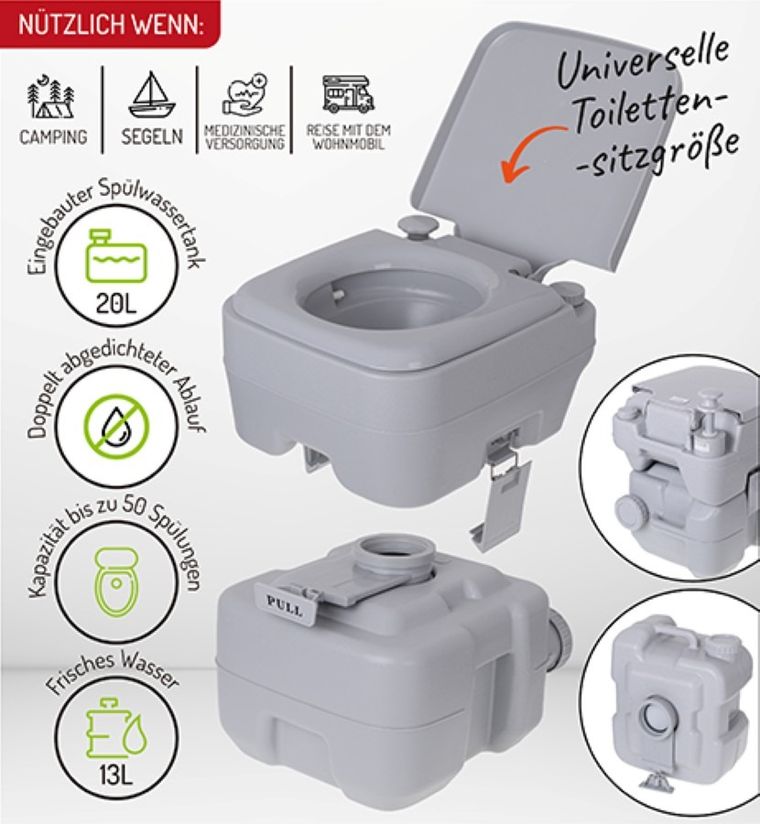 Camry, toaleta turystyczna, 20 l, CR 1035