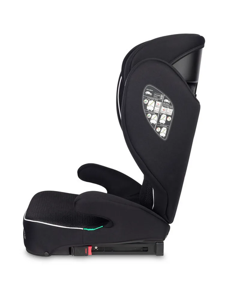 Caretero, Breezy Fix, fotelik samochodowy 2w1, podstawka, fix black, 100-150 cm