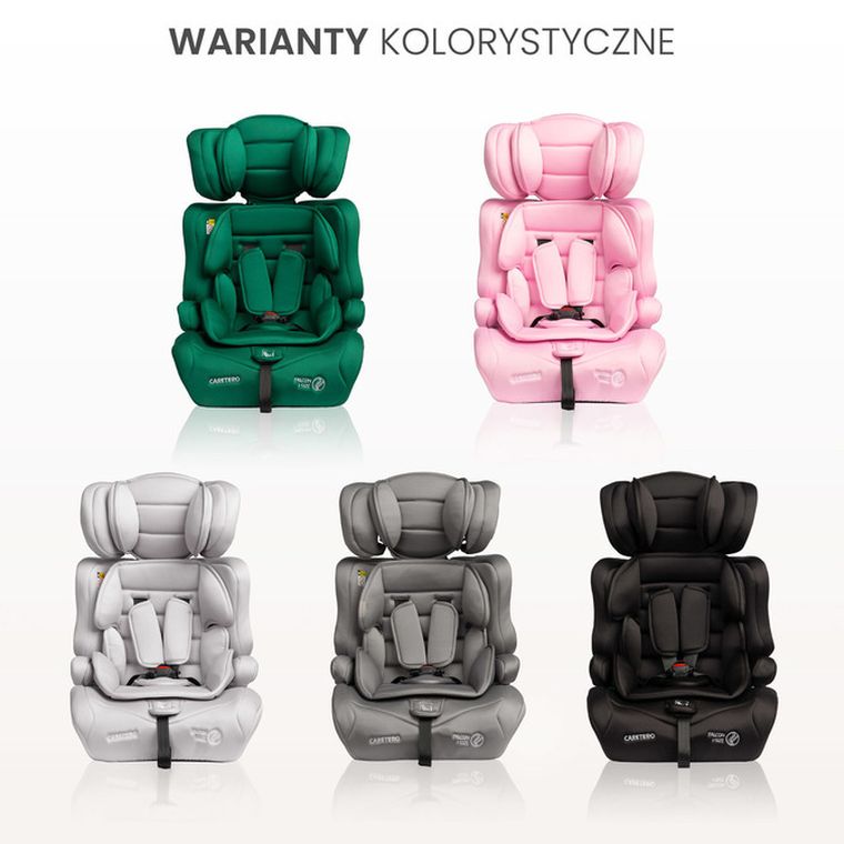 Caretero, Falcon i-Size, fotelik samochodowy, graphite, 76-150 cm