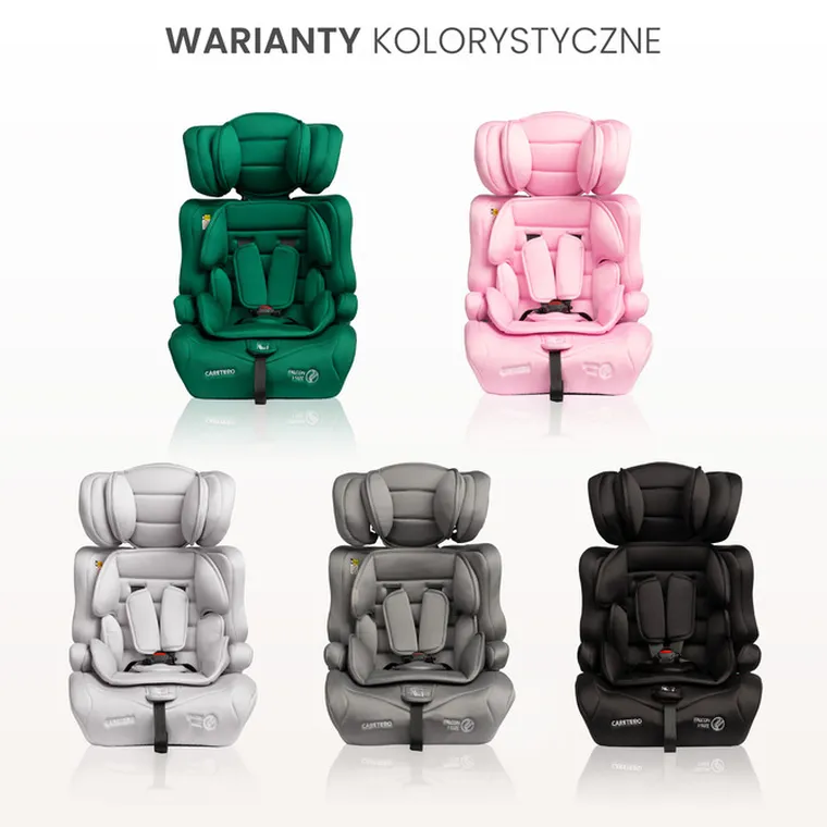 Caretero, Falcon i-Size, fotelik samochodowy, pink, 76-150 cm