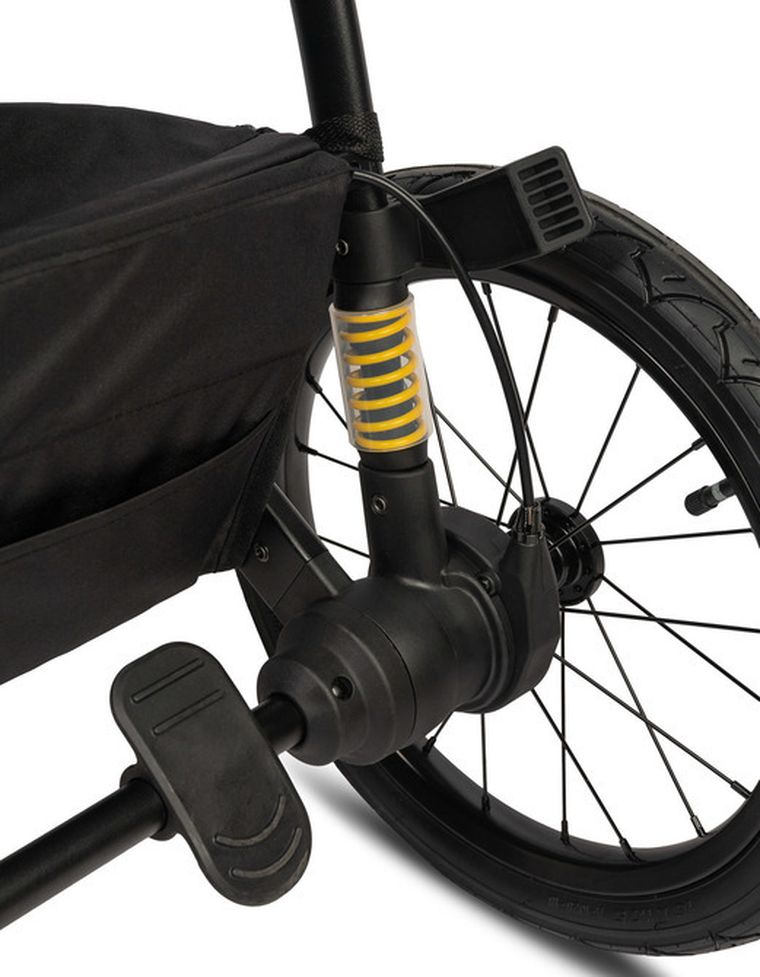 Caretero, Lima Deluxe, wózek spacerowy, black