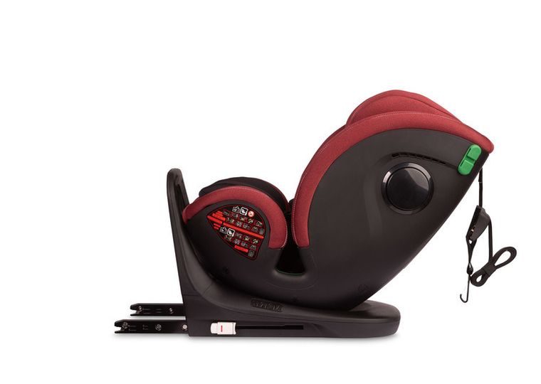 Caretero, Securo i-Size, fotelik samochodowy, burgundy, 40-150 cm