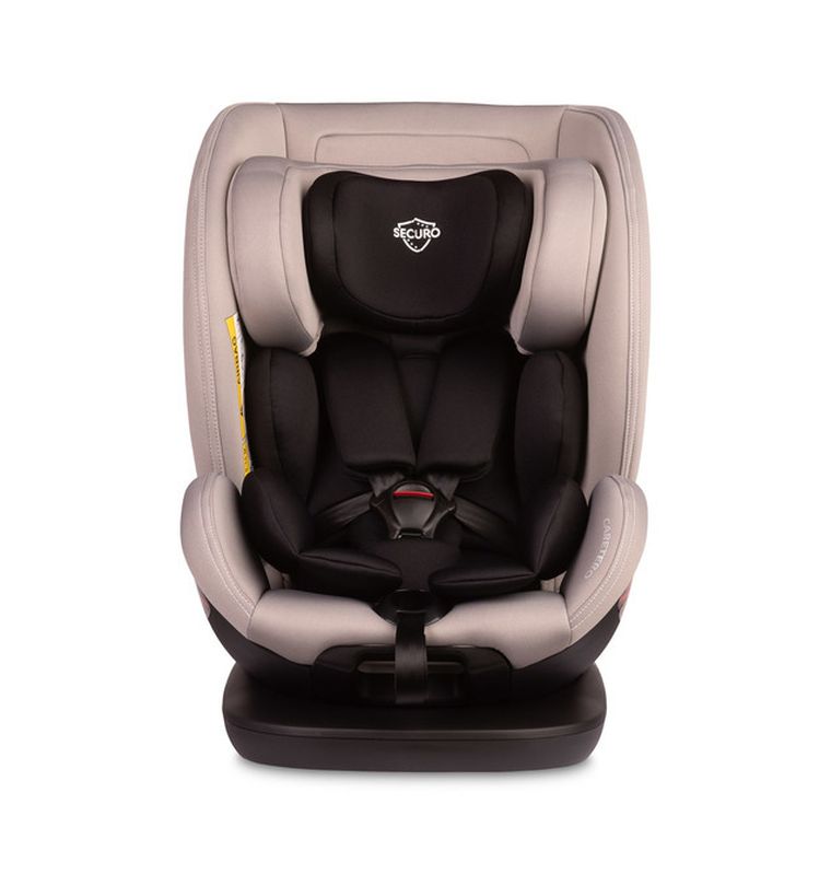 Caretero, Securo i-Size, fotelik samochodowy, light grey, 40-150 cm