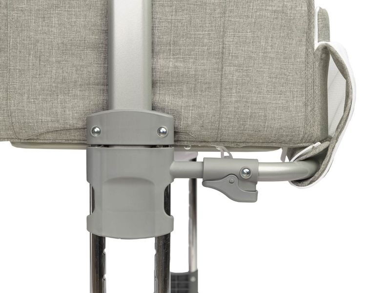 Caretero, Sleep2gether, łóżeczko dostawne, grey