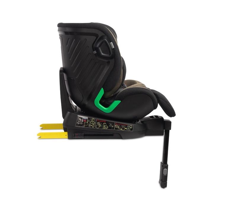 Caretero, Turox I-Size, fotelik samochodowy, Khaki, 40-150 cm