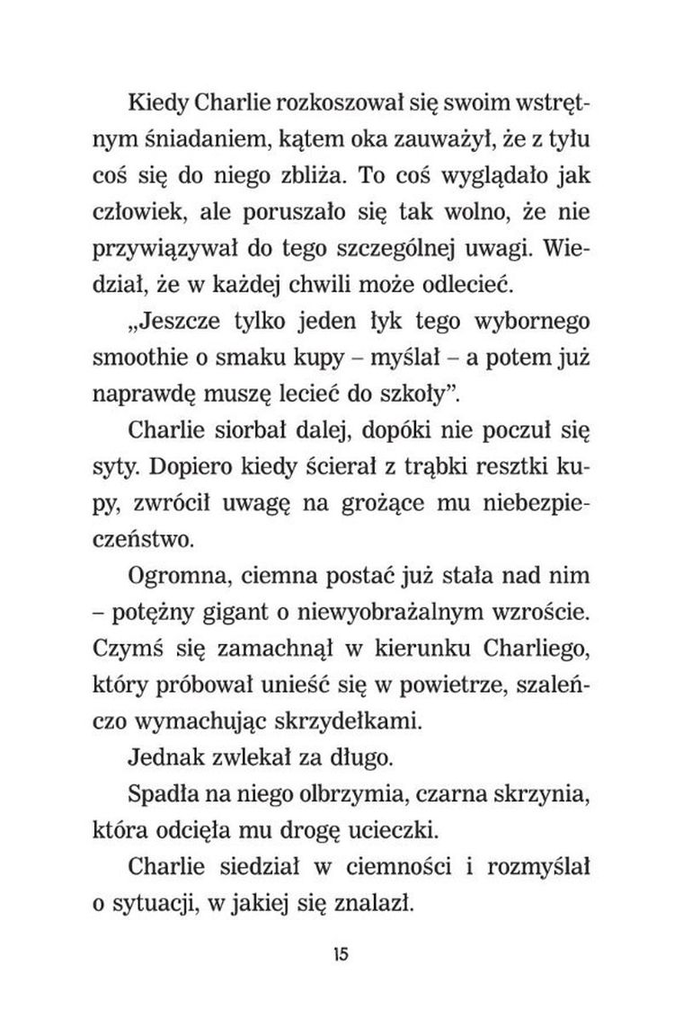 Charlie przeobraża się w mamuta