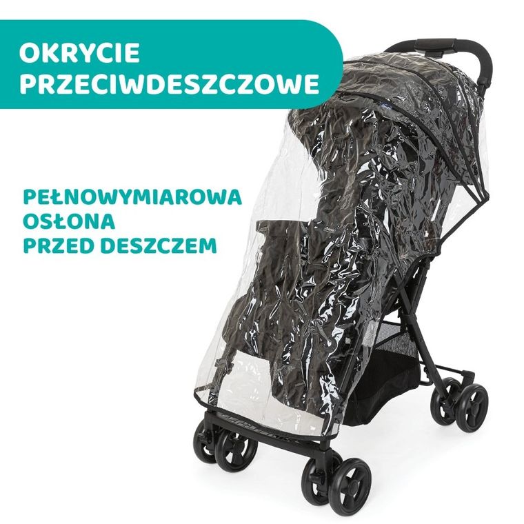 Chicco, Ohlalà 3, wózek spacerowy, Jet Black