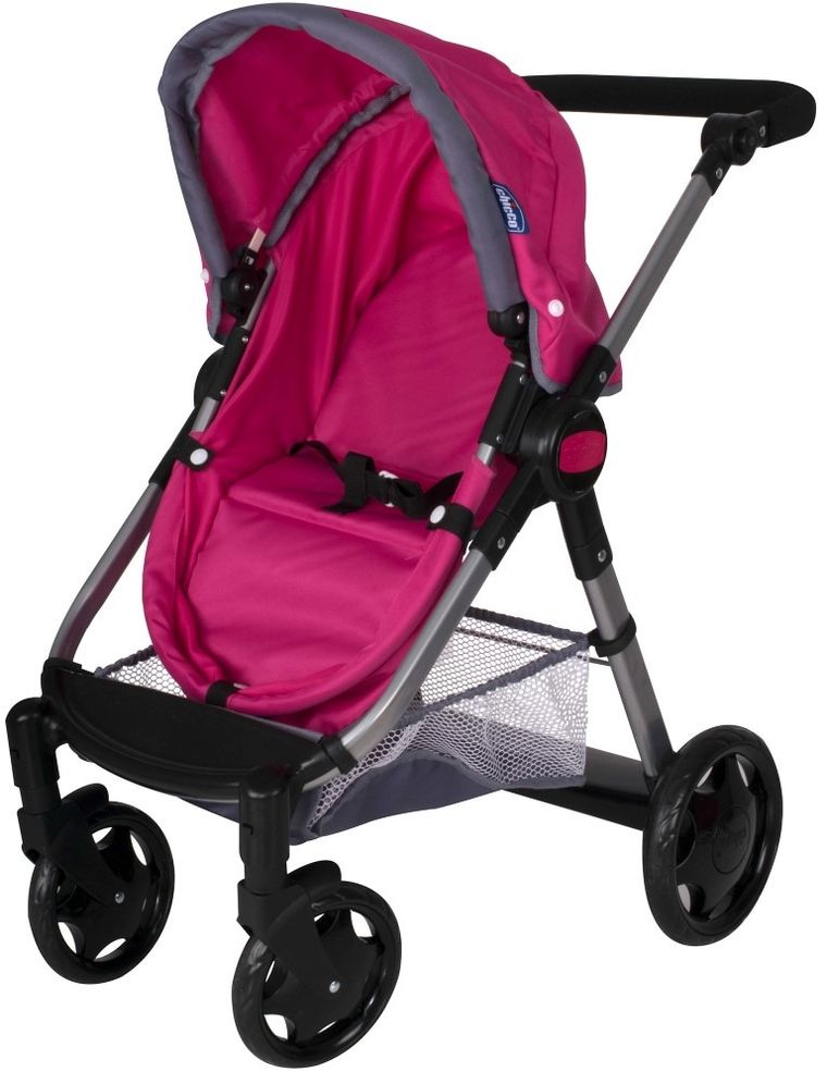 Chicco, wózek dla lalek 11w1, różowy