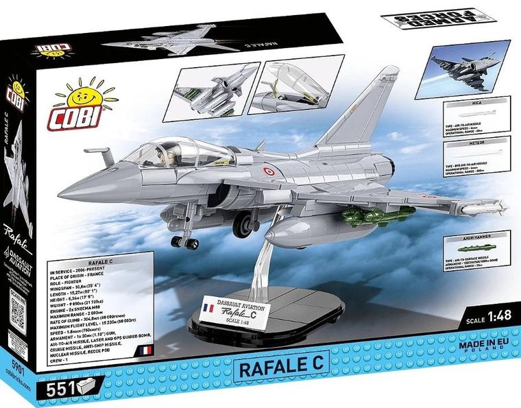 Cobi, Armed Forces, Dessault Rafale C, klocki, 551 elementów