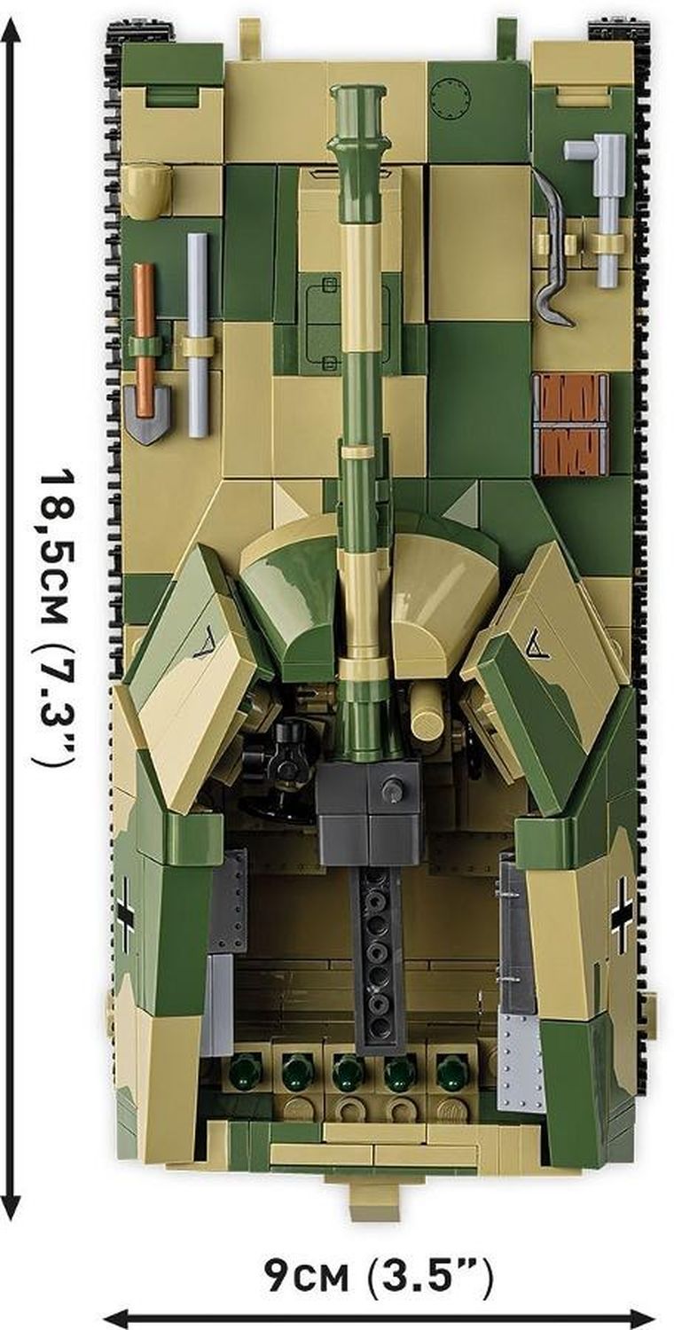 Cobi, Historical Collection WWII, SD.KFZ.124 Wespe, klocki, 860 elementów