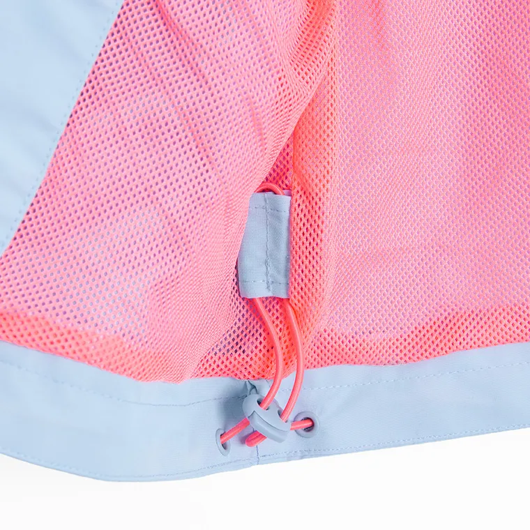 Cool Club, Przeciwdeszczowa kurtka dziewczęca z kapturem, 3w1, Bluza polarowa, rozpinana, niebieska