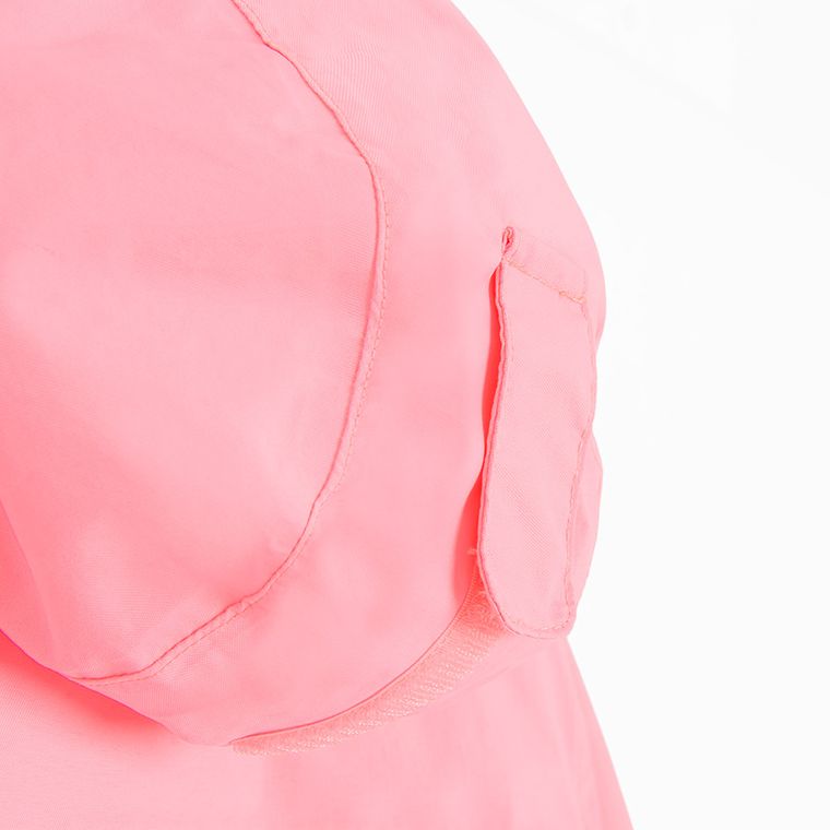 Cool Club, Przeciwdeszczowa kurtka dziewczęca z kapturem, różowa