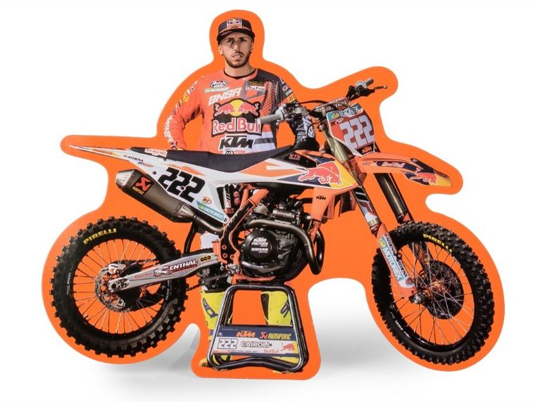 Daffi, Red Bull KTM 450SXF 2018 Tony Cairolli, motocykl, model metalowy, 1:6