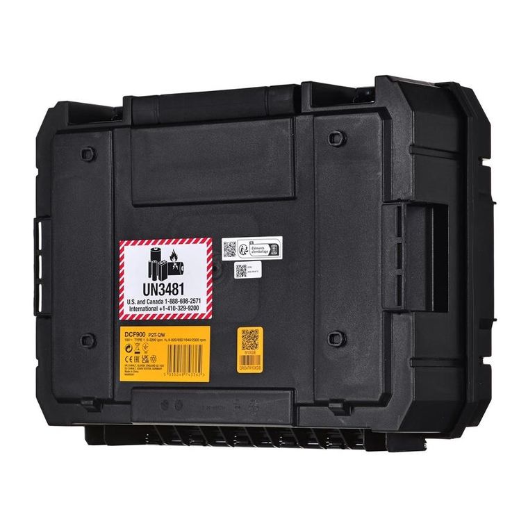 Dewalt, klucz udarowy, 1/2", 18V, 2-5Ah, DCF900P2T-QW