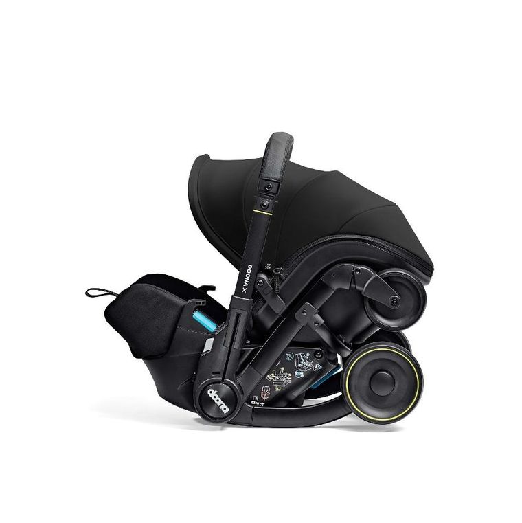 Doona, Doona X, mobilny fotelik samochodowy, nitro black, 40-85 cm