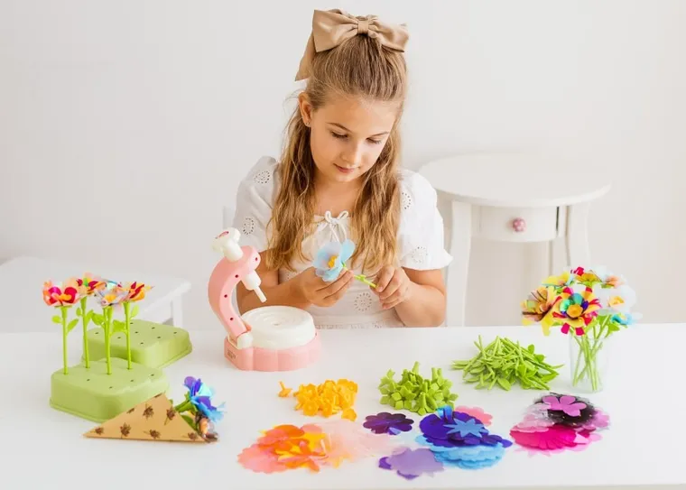 Dumel, Fabryka Radości, Kwiaty, zestaw kreatywny do tworzenia kwiatów