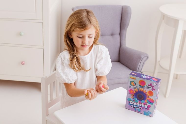 Dumel, Squishy, Kwiaty, zestaw kreatywny