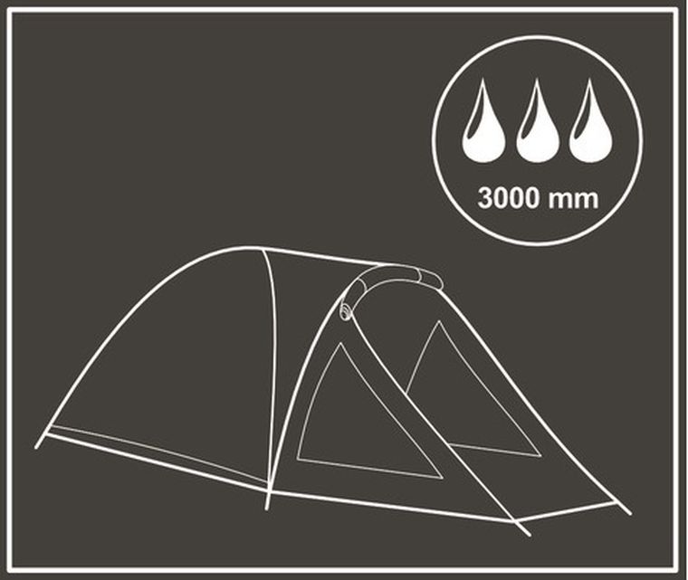 Enero Camp, Comfort, namiot 4 osobowy, 330-250-105 cm