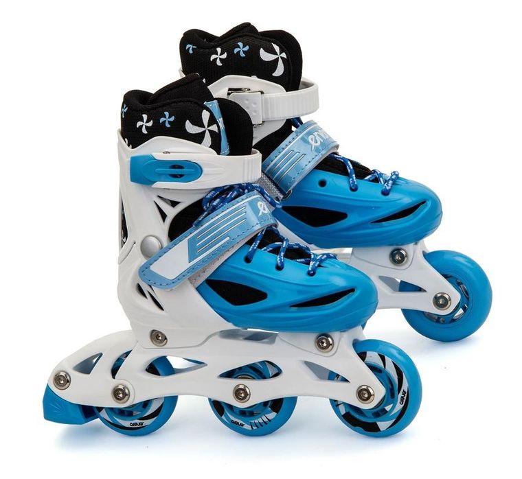 Enero, łyżworolki, wrotki, łyżwy, 4w1, rozmiar 26-29, niebieskie