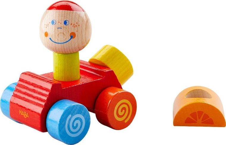 Haba, Ben, Auto odkrywców, pojazd drewniany