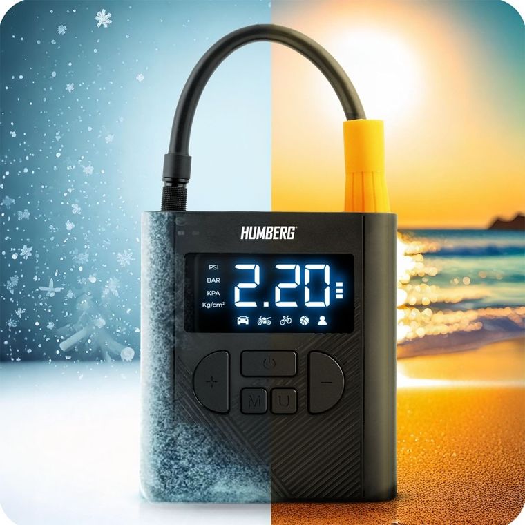 Humberg, kompresor elektryczny, bezprzewodowy