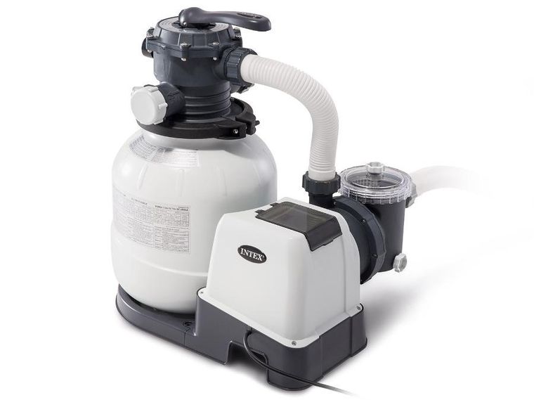 Intex, basen stelażowy z pompą filtrującą i akcesoriami, prostokątny, 732-366-132 cm, zestaw 8w1