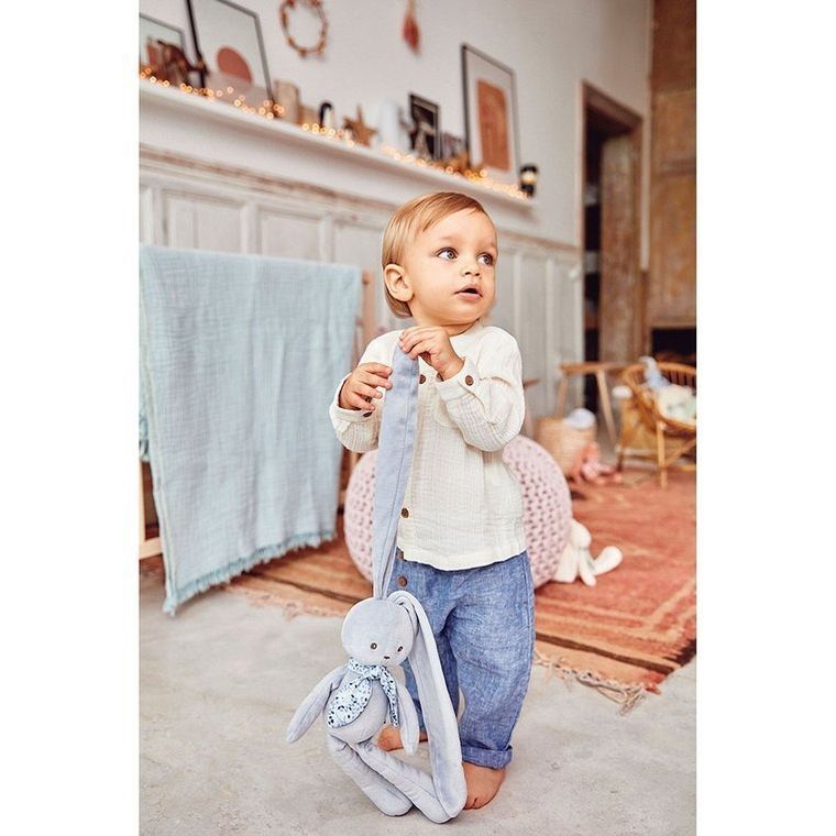 Kaloo, Lapinoo, Królik, przytulanka w pudełku, niebieski, 25 cm