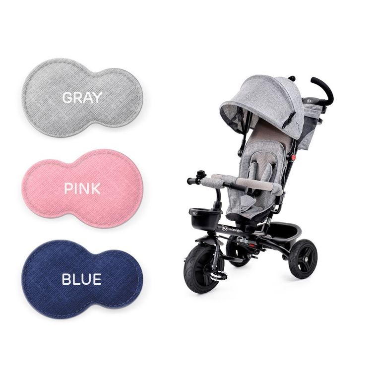 Kinderkraft, Aveo, rowerek trójkołowy, różowy