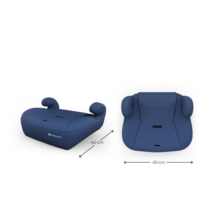Kinderkraft, Comfort Up 2 Plus, i-Size, fotelik samochodowy, navy, 100-150 cm