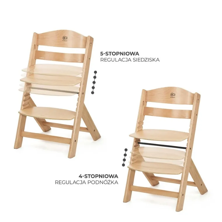 Kinderkraft, Enock, krzesełko do karmienia, beige