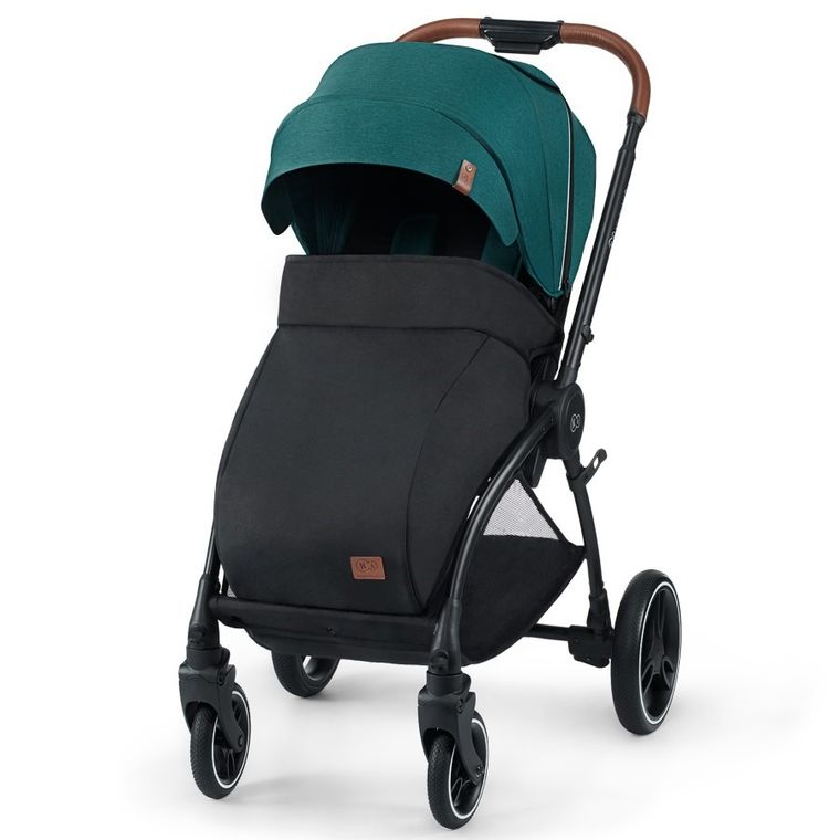 Kinderkraft, Evolution Cocoon, wózek wielofunkcyjny 2w1, Midnight Green
